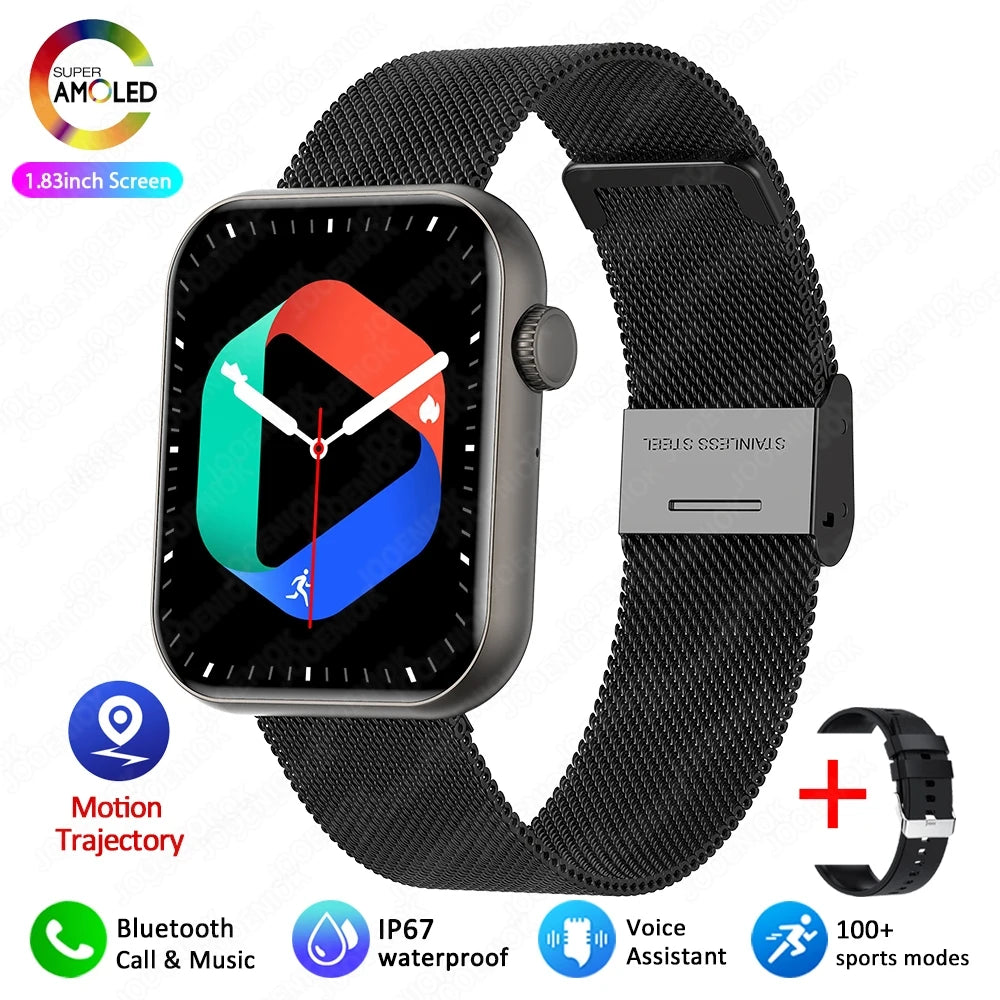 2025 New For Xiaomi Men's Smartwatch 100+ Sports Mode Health Monitoring Full Screen Touch Bluetooth Call Smart Watch IOS