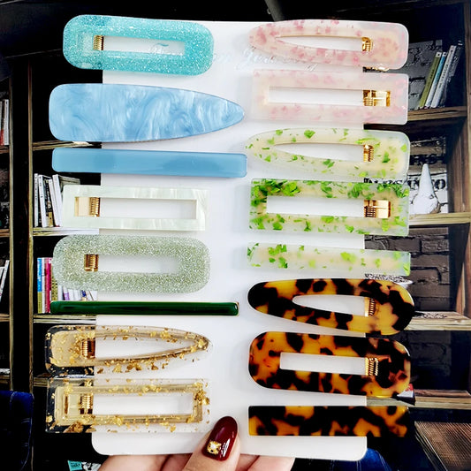 2/3pcs Hair Clip Set Acetate Hairpin Women Hair Accessories Jewelry Korean Femme Barrettes Hairgrip For Woman Girls Headwear