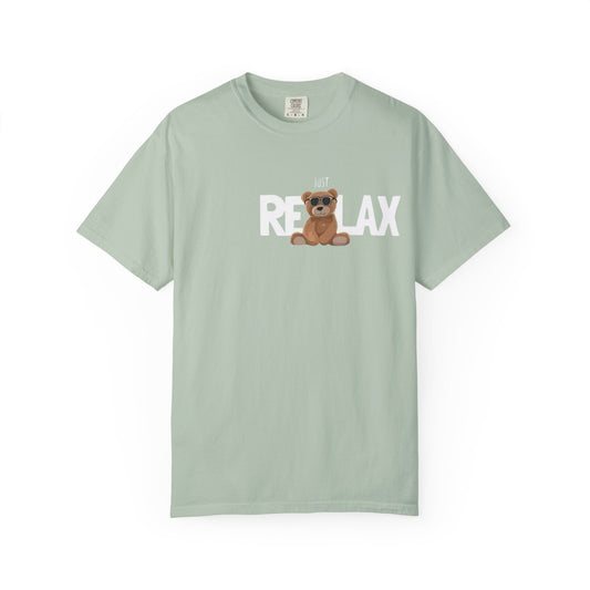 Chill Bear Graphic T-Shirt, Relaxation Tee, Casual Outing Wear, Gift for Friends, Cozy Lounge Shirt