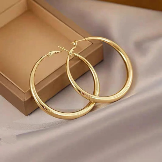 2PC Elegant Water Drop Earrings -18K Gold Plated Copper Jewelry, Suitable for Women - Minimalist Design for Daily Wear-8815
