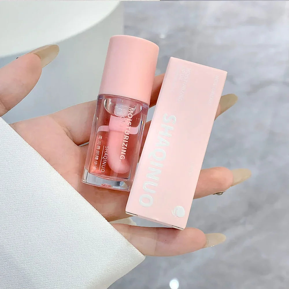 Transparent Water Gloss Jasmine Lemon Green Lip Oil Lasting Moisturizing Honey Lip Gloss Fading Lip Lines Lips Care Essence Oil