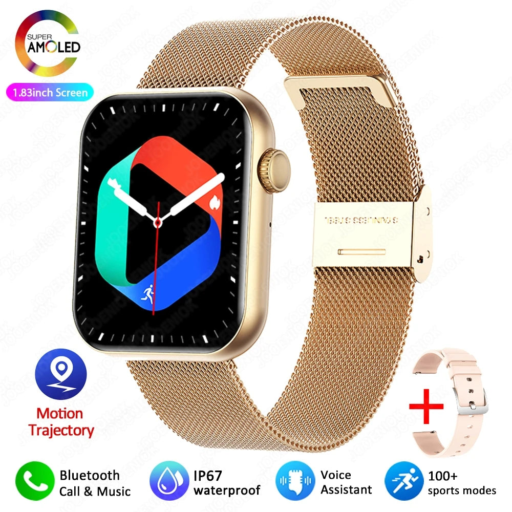 2025 New For Xiaomi Men's Smartwatch 100+ Sports Mode Health Monitoring Full Screen Touch Bluetooth Call Smart Watch IOS