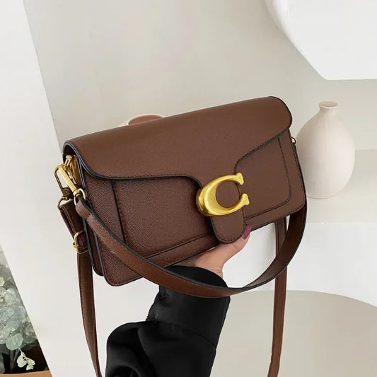 Women's Small Square Stylish Handbag - Exquisite Craftsmanship, Versatile for Oblique & Shoulder Carry, On - trend Design