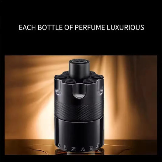 100ML For Azzaro The Most Wanted Parfum Charm Eau De Parfum Intense Spicy Woody Seductive Fragrance Date Lasting Wear Perfume
