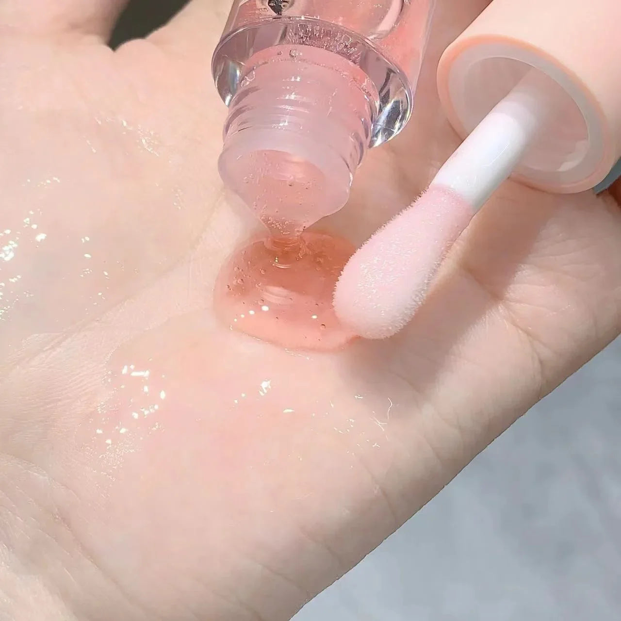 Transparent Water Gloss Jasmine Lemon Green Lip Oil Lasting Moisturizing Honey Lip Gloss Fading Lip Lines Lips Care Essence Oil