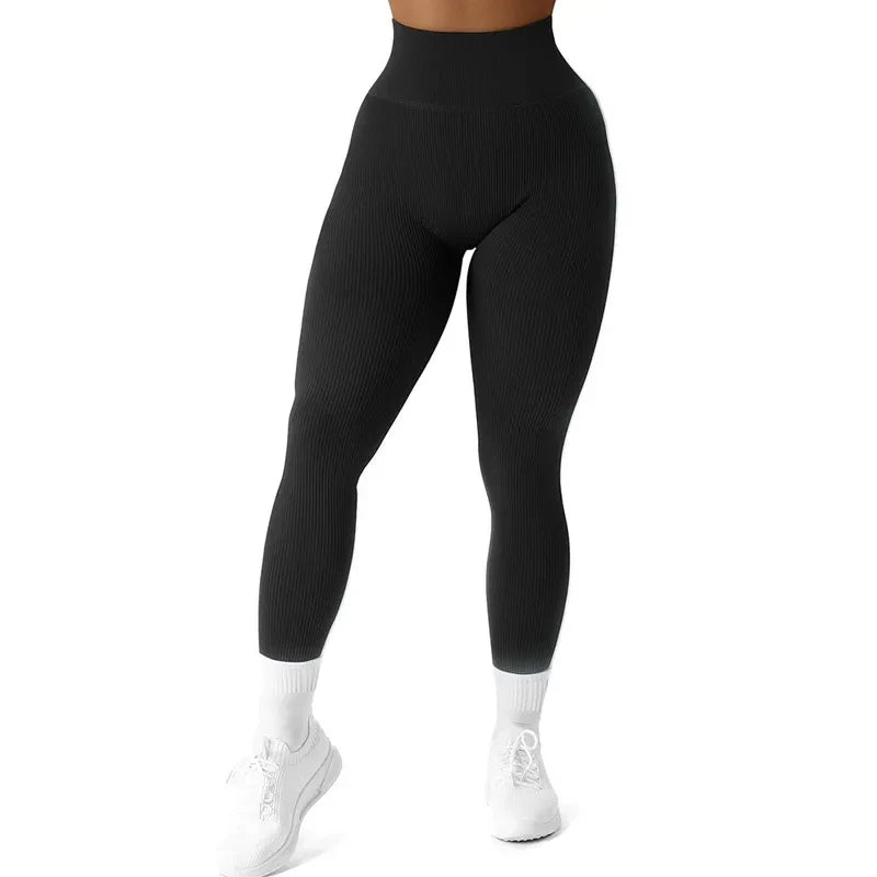 Seamless High Waist Gym Leggings Women Casual Skinny Stretch Pant Autumn Outdoors Running Compression Pants