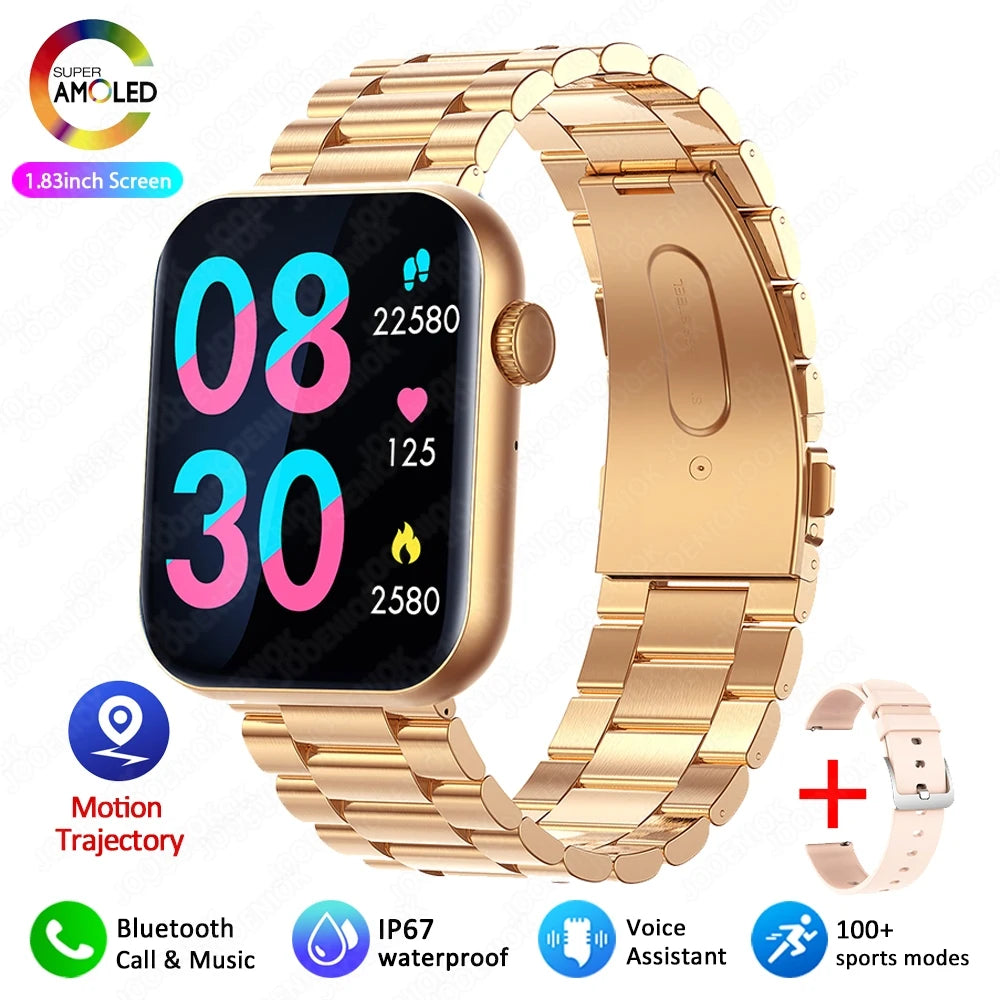 2025 New For Xiaomi Men's Smartwatch 100+ Sports Mode Health Monitoring Full Screen Touch Bluetooth Call Smart Watch IOS