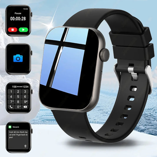 2025 New For Xiaomi Men's Smartwatch 100+ Sports Mode Health Monitoring Full Screen Touch Bluetooth Call Smart Watch IOS